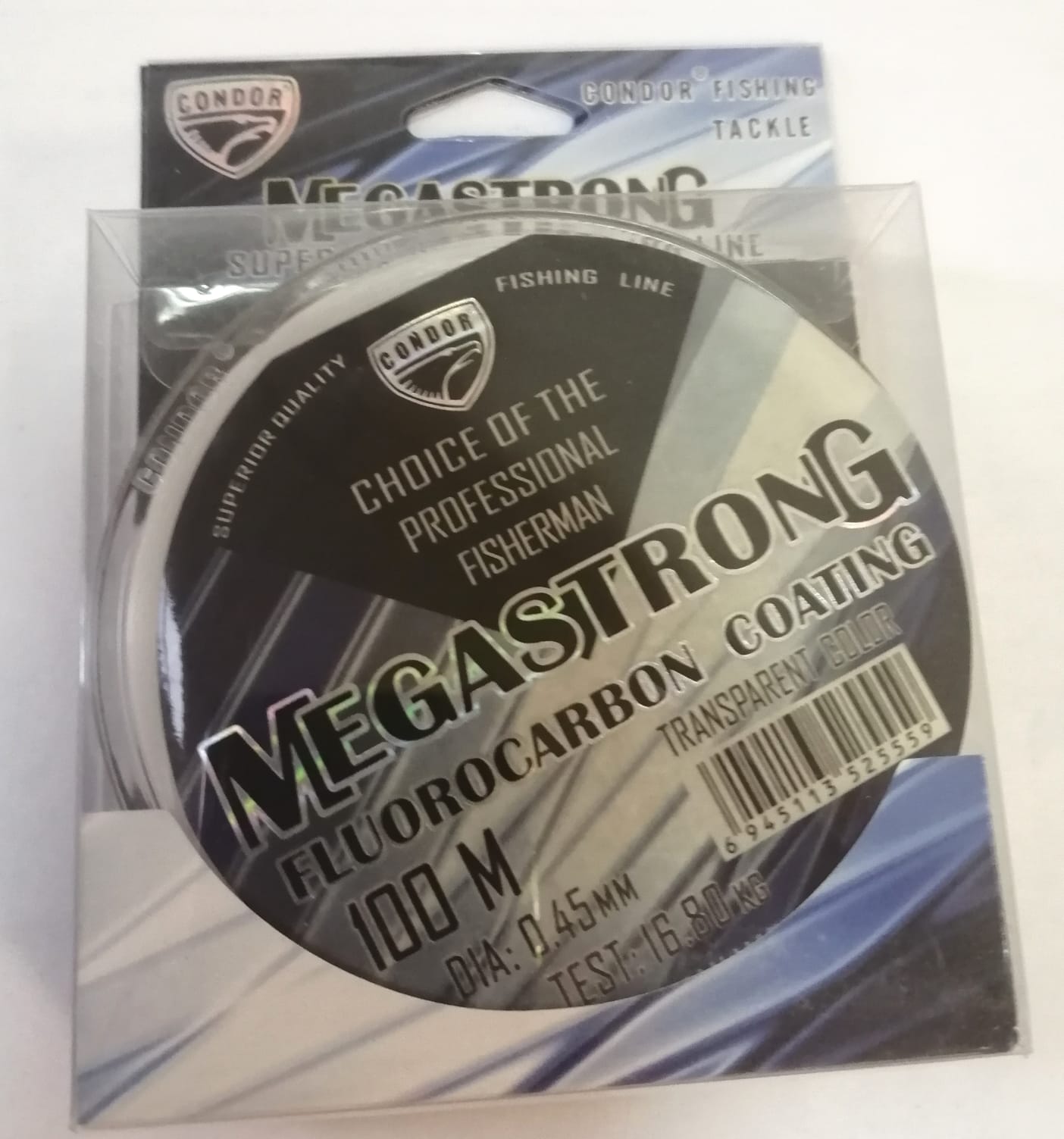 Megastrong Fluocarbon Coating d-0,45 мм, L-100 м,  разрывная нагрузка 16,80 кг (10 шт)