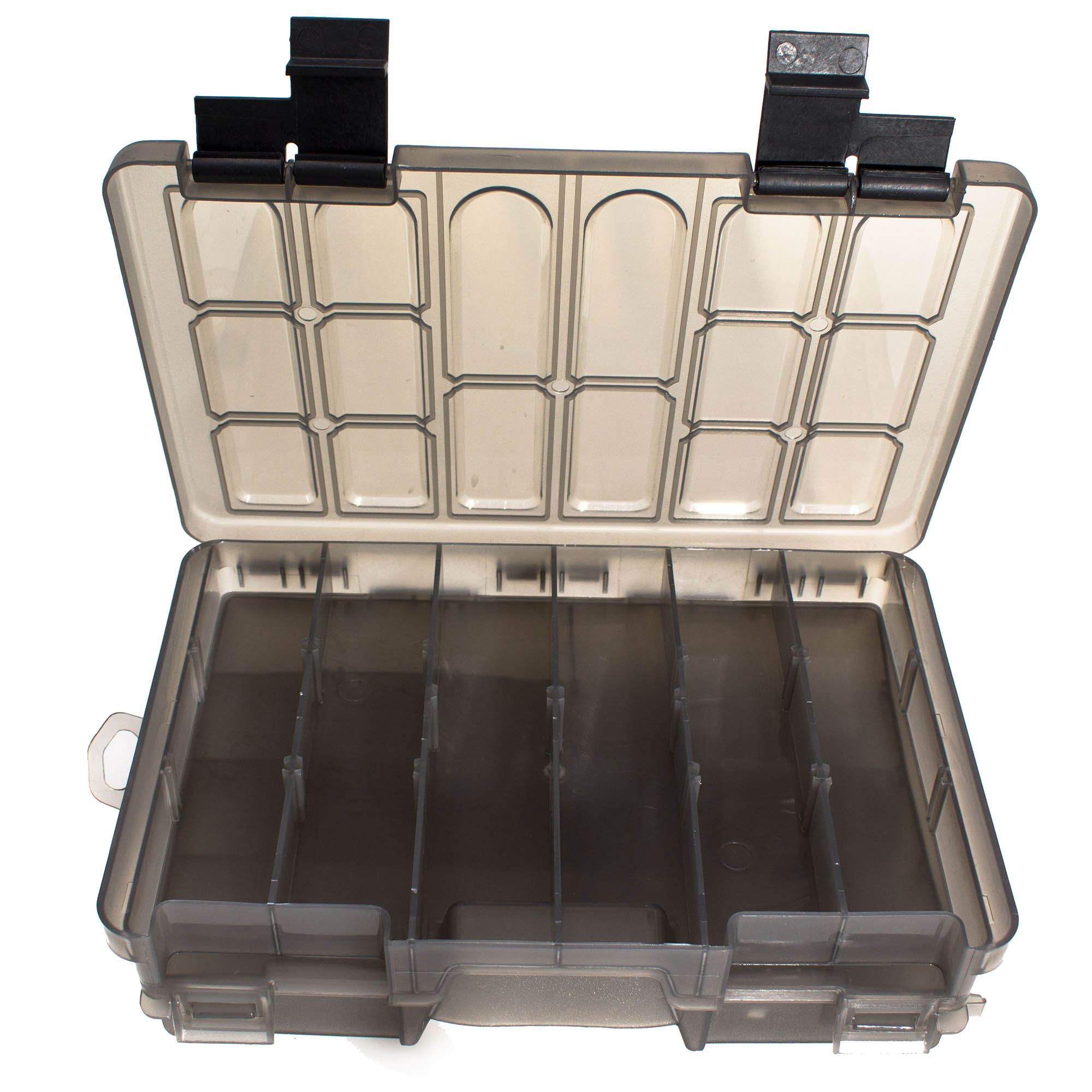 Бокс для приманок двухуровневый, малый (280х180х70 мм) D-001 Бокс для приманок двухуровневый, малый (280х180х70 мм) D-001