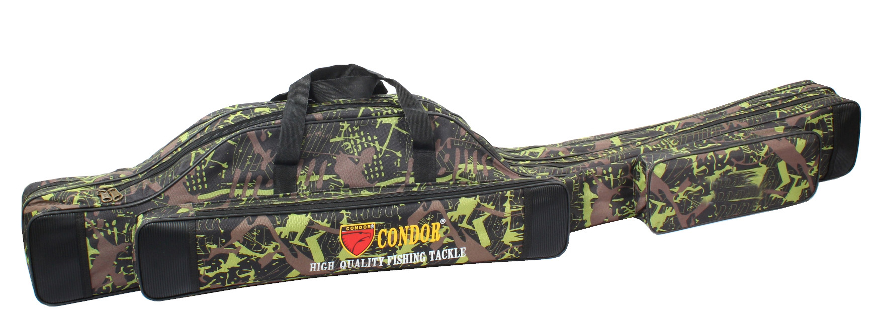 Чехол для удилищ двухсекционный CONDOR КМФ L-135, проволочный каркас, (5 расцветок)