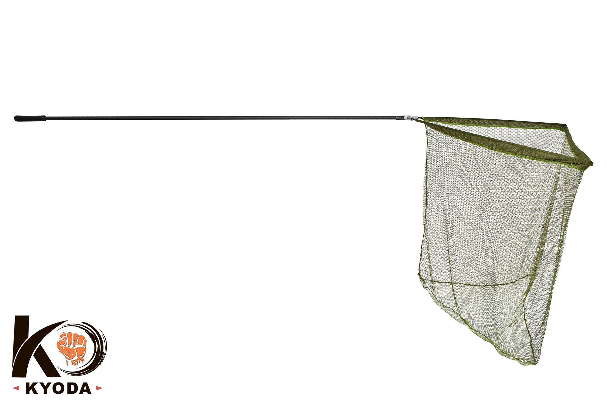 Подсак "KYODA" CN-100281 складной, треугольный, ткань, ручка 1,8 м, размер 100 Х 100 см