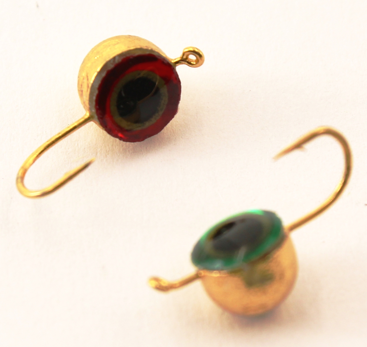 Мормышка вольфрамовая полусфера (окуневый фосфорный глаз), d 4,0 мм, золото, ( AuFL) /10 шт/