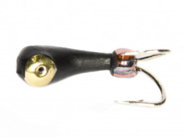 Коза-уралка, перевертыш, с коронкой, 2,0  мм, золото (15 шт)