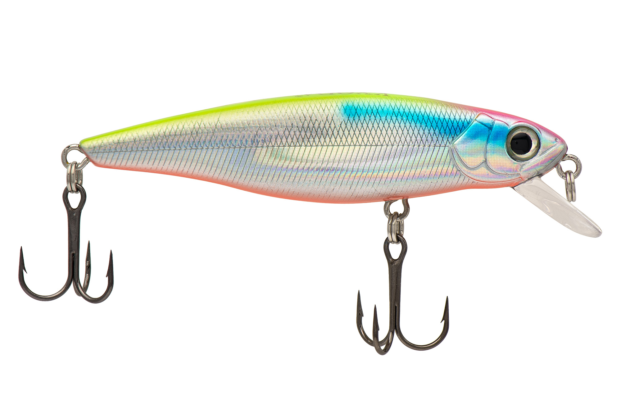 Воблер KYODA Globefish Minnow-77SP, длина 7,7 см, вес 10.0 гр, цвет P1050,  заглубление 0,8-1,2 м.