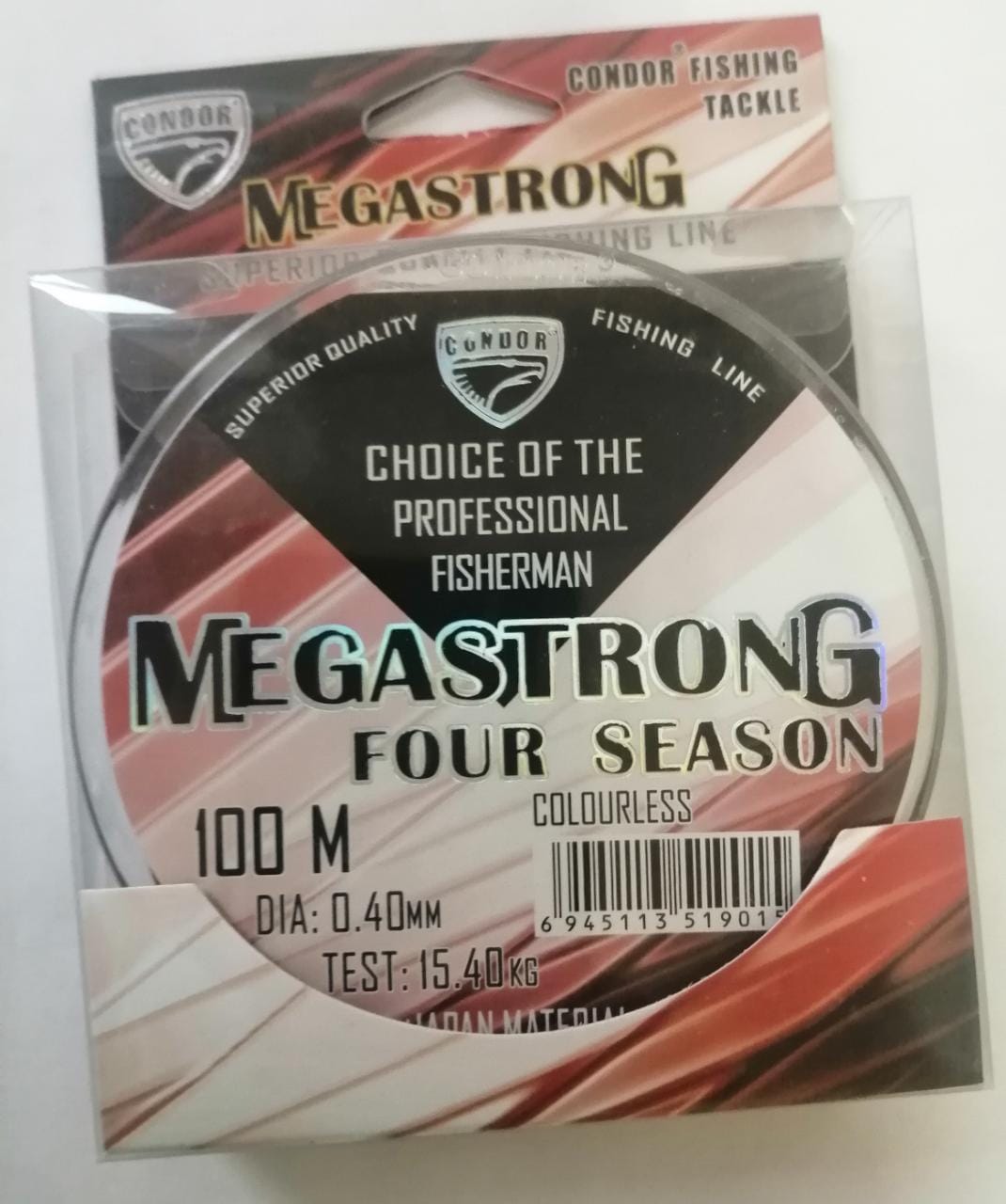 Megastrong Four Season d-0,40 мм, L-100 м,  разрывная нагрузка 15,40 кг (10 шт)