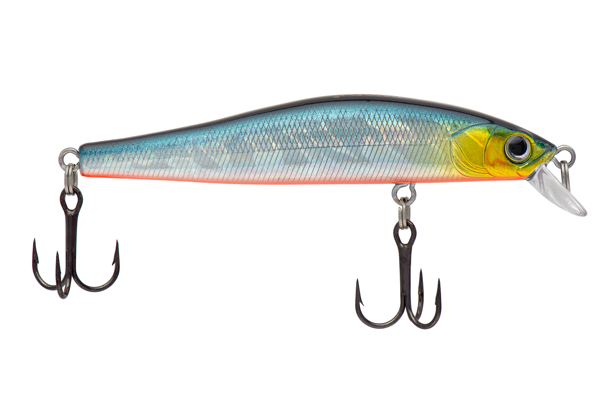 Воблер KYODA Capelin Minnow-70SP, длина 7,0 см, вес 5.0 гр, цвет P1230,  заглубление 0-0.5 м.