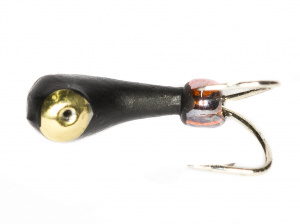 Коза-уралка, перевертыш, с коронкой, 3,0  мм, золото (15 шт)