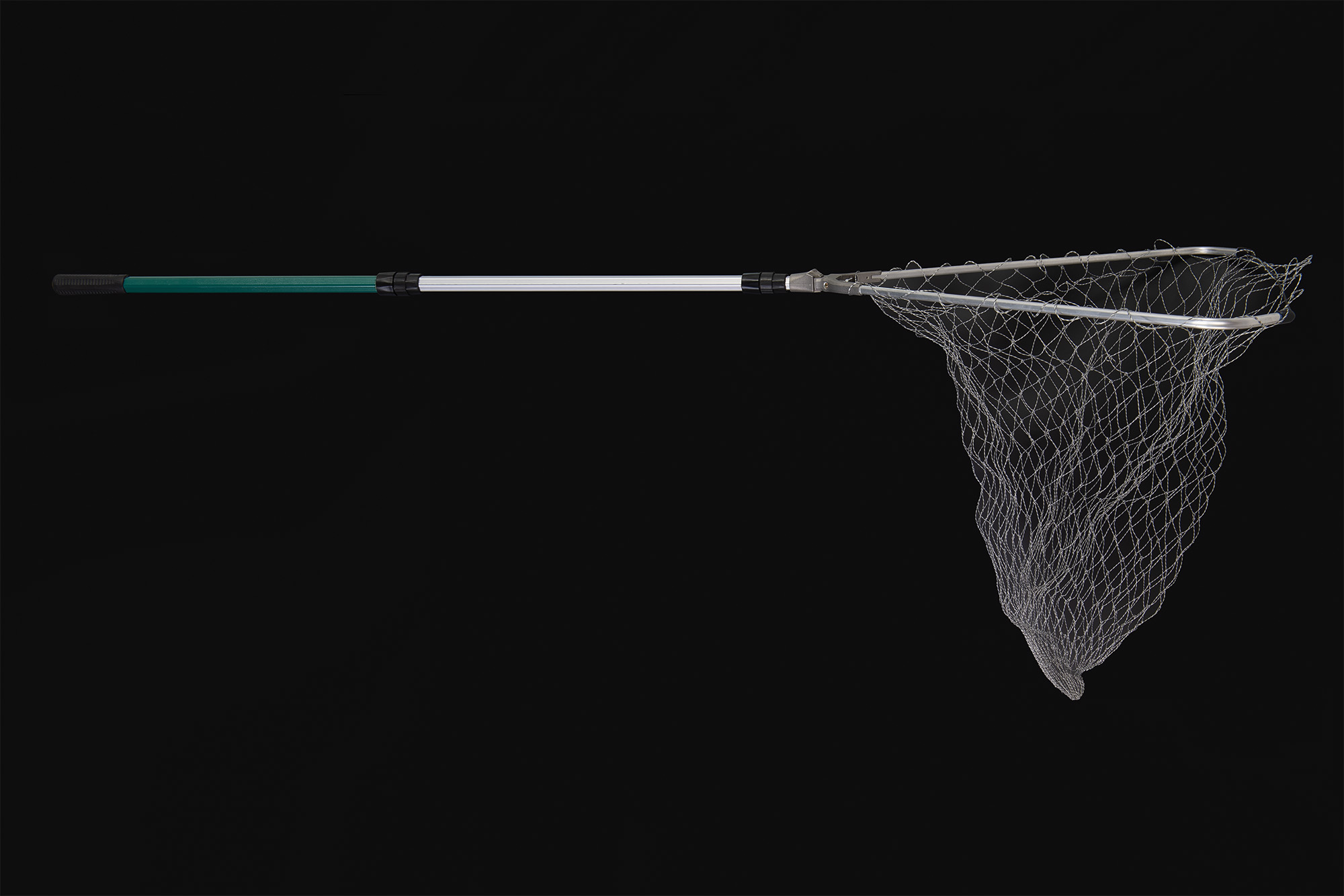 Подсак "Condor", складной, треугольный, леска,  алюм. ручка 1,3 м, размер 60х60 см