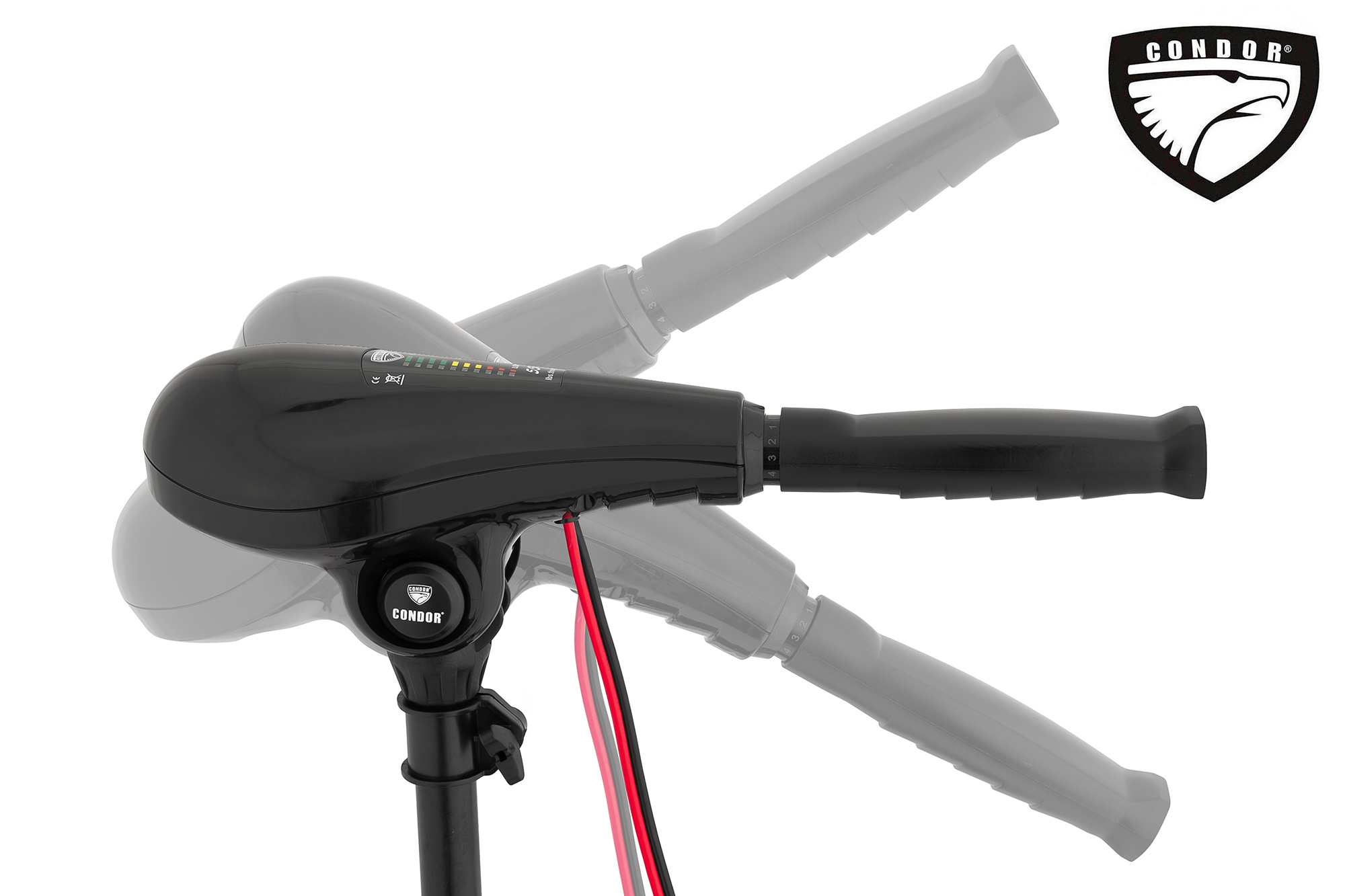 Лодочный мотор электрический "CONDOR" NRS-46X (0,65 л.с.), короткая нога