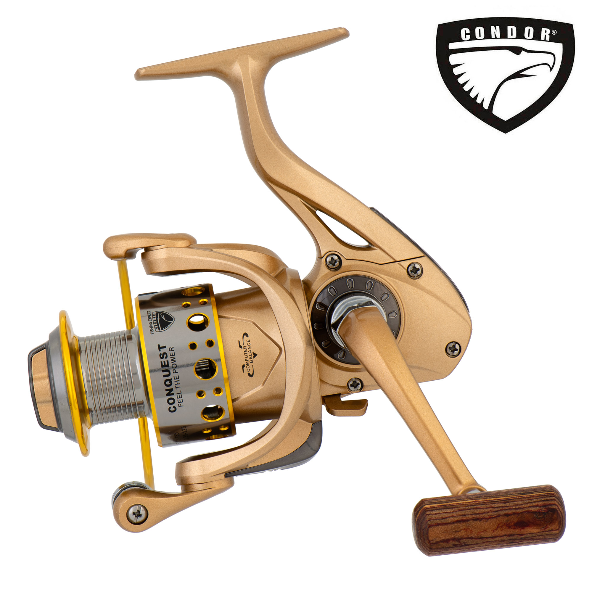 Катушка Condor "CONQUEST" 4000, 8 подшипн., передний фрикцион, запасная шпуля