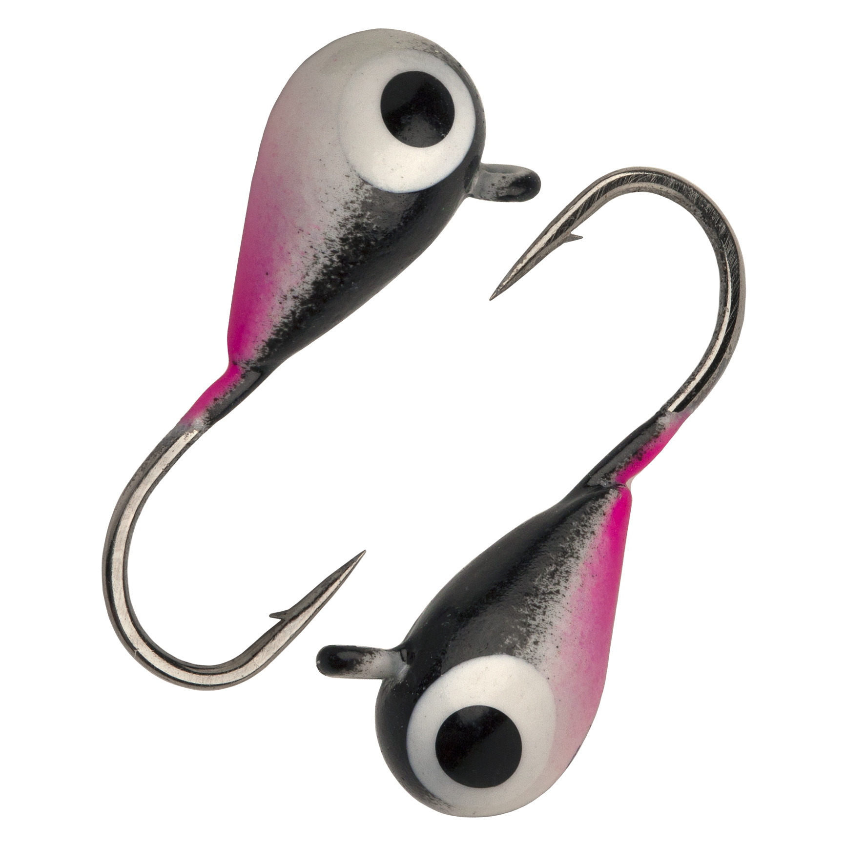 Капля с ушком d 3.0 мм, вес 0.44 гр, окраска малек, черный-бело-розовый /10 шт/