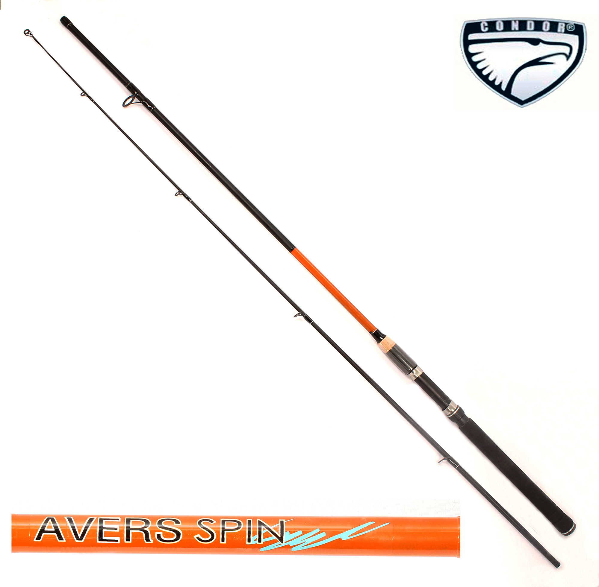 Спиннинг Condor Avers Spin длина 2,40 м, тест до 20 гр, композит, штекер