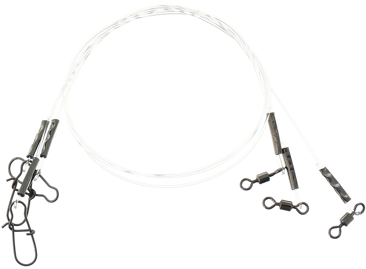 Набор поводков Condor флюрокарбон d 0,5 мм, длина 15 см, разрывная нагрузка 8 кг (10шт)