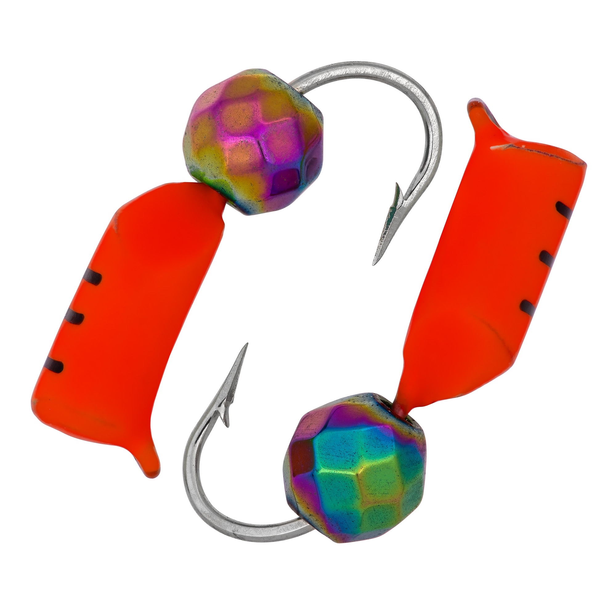 Столбик с граненым шариком "Хамелеон" красный, 3 мм (15 шт)