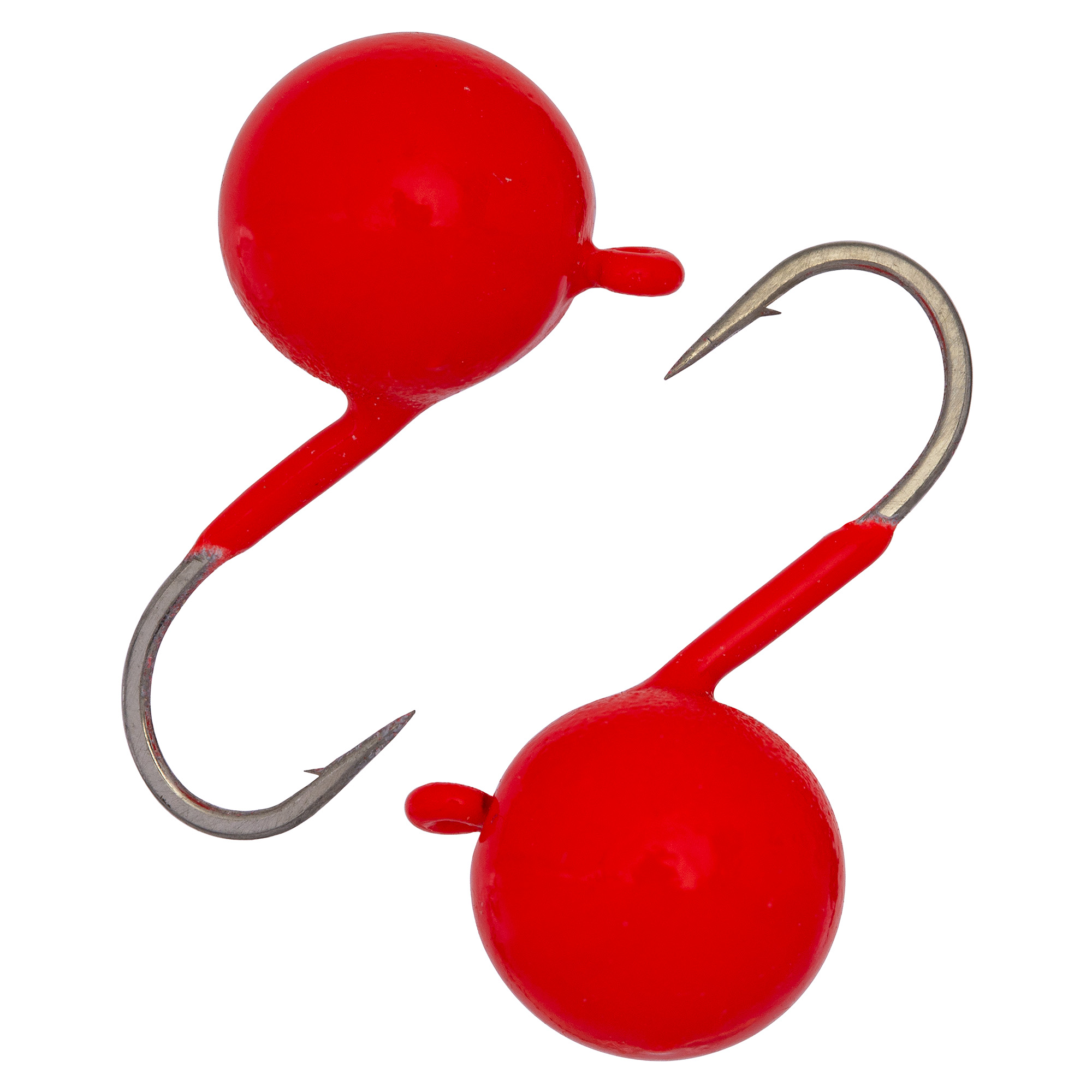 Дробинка с ушком d 3,0 мм, вес 0,3 гр, ярко- красный /10 шт/