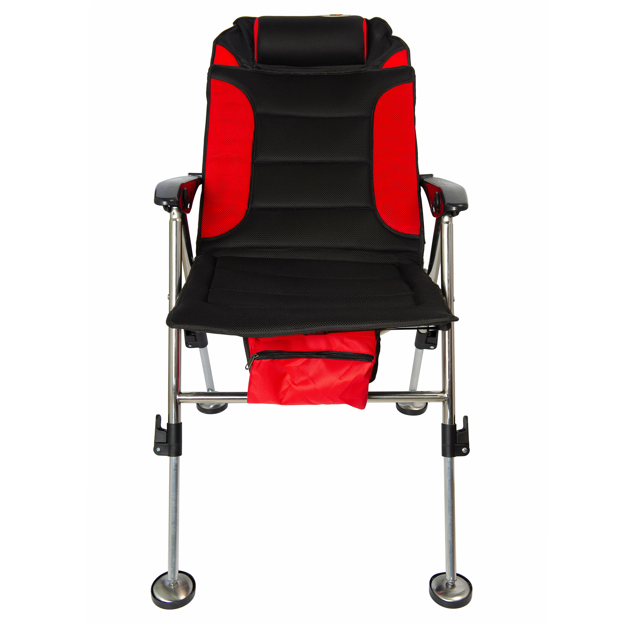 Кресло карповое"Kyoda" 70х50х42/90-110, цвет красный Кресло карповое"Kyoda" 70х50х42/90-110, цвет красный