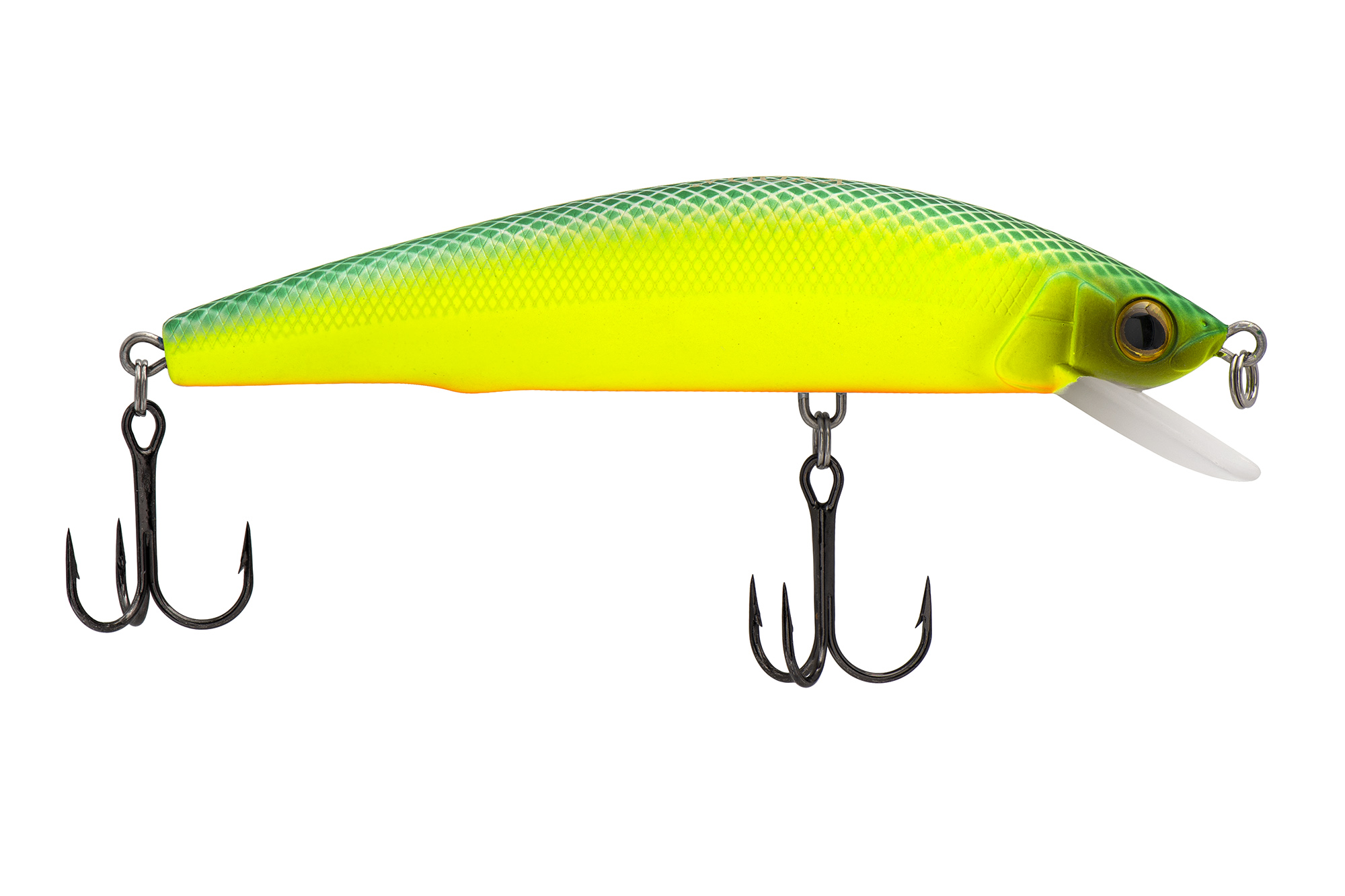 Воблер KYODA Miracle Minnow-105F, длина 10,5 см, вес 18,5 гр, цвет P108, заглубление 0,6-1,2 м.