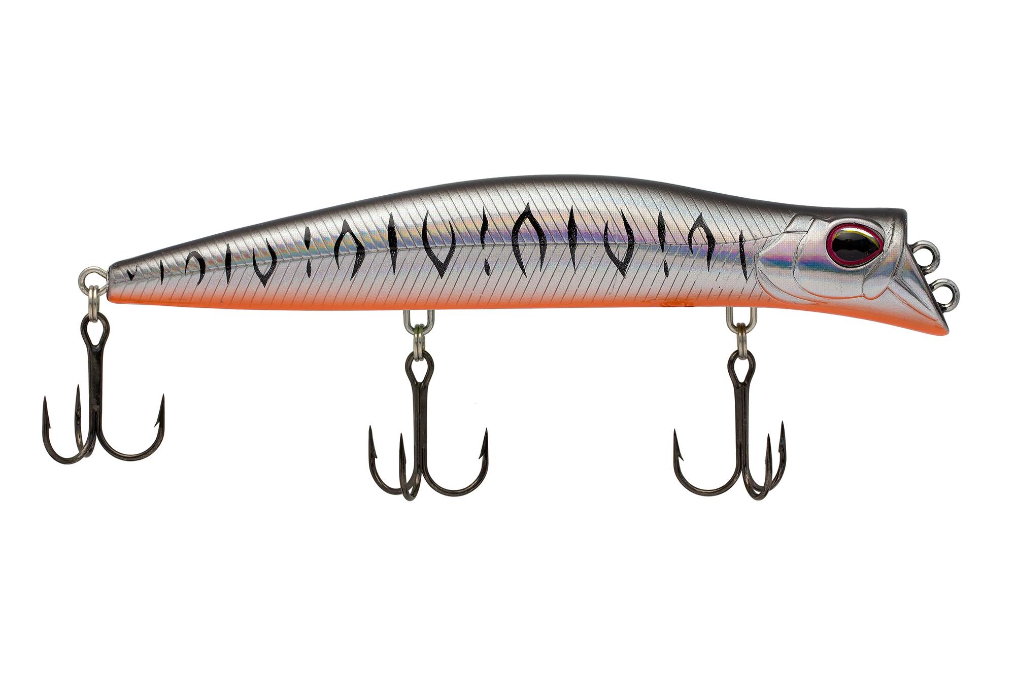 Воблер KYODA POCKY MINNOW-130F, длина 130 мм, вес 17,5  гр, цвет P1039 заглубление 0,1 - 0,2 м.