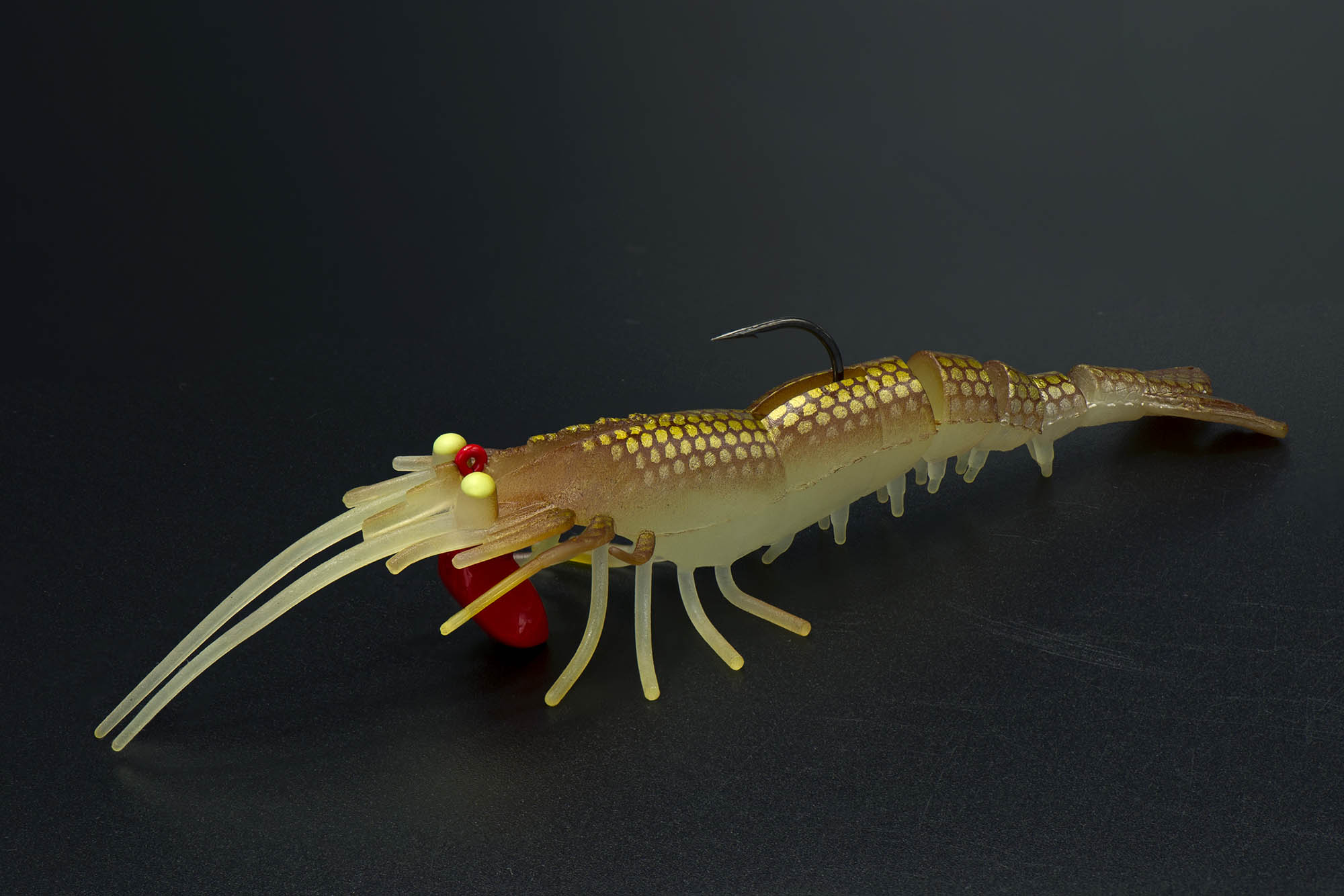 Креветка оснащенная Live Cherabin, размер 70 мм, вес 7,4 гр, цвет 044 (2 шт)