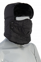 Шапка зимняя с маской и воротником, цвет в ассортименте