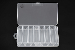 Коробка пластиковая двусторонняя  для воблеров, 14 ячеек (195 х 110 х 36мм) 