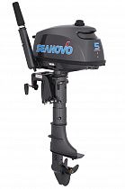 Двигатель лодочный "SEANOVO", двухтактный, мощность 5,0 л.с., SN5FHS, вес 20 кг, С БАКОМ 12 Л